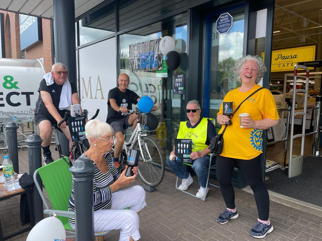 Static Bike Ride for Prostate Cancer UK Saturday 24th June Rotary